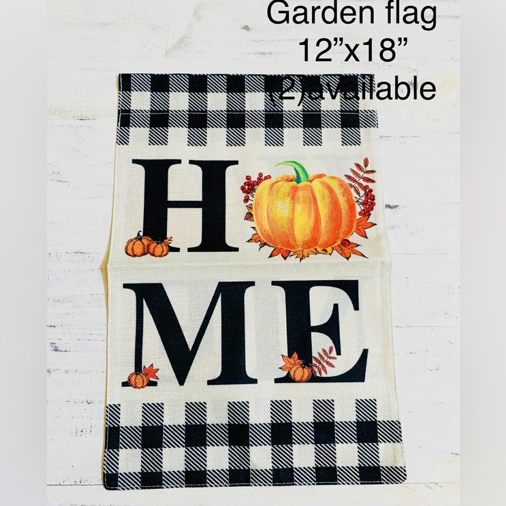 Fall Home Decor Banner with Pumpkin Design